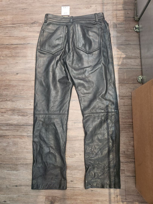 HOAX COUTURE 5 Pocket Jean Leather PANTS, 30