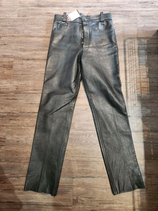 UNBRANDED 5 Pocket Jean Leather PANTS, 32