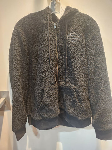 HARLEY DAVIDSON Zip Up Textile HOODIE, 2XL