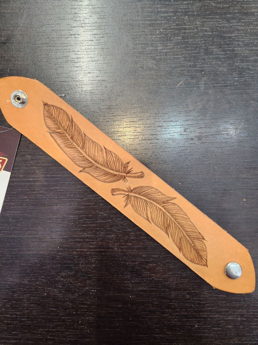 HANDMADE Wristband Leather ACCESSORY, 8"