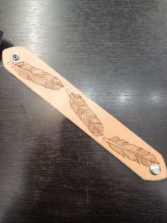 HANDMADE Wristband Leather ACCESSORY, 8"