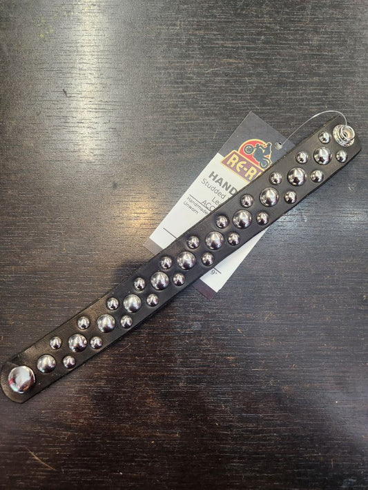HANDMADE Studded Wristband Leather ACCESSORY, 9"