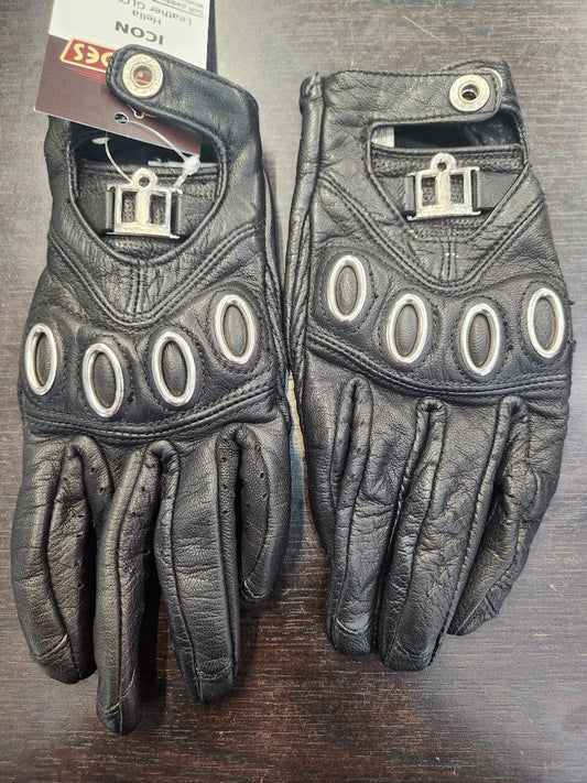ICON Hella Leather GLOVES, SM