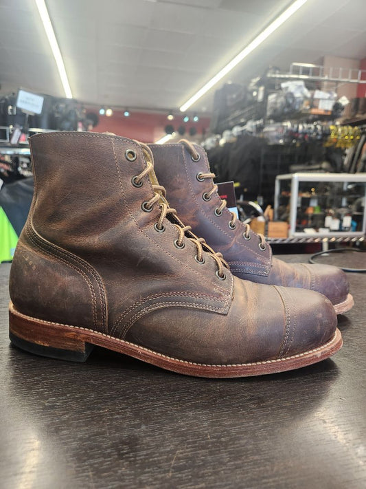 BOULET Cap Toe Service Boots Leather FOOTWEAR, 42 E