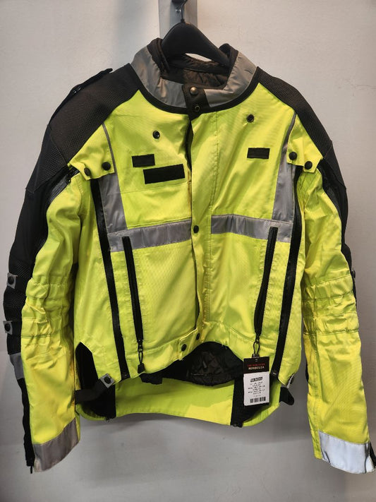 ALPINE JOE Hi-Vis Riding Textile JACKET, SM