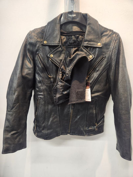 BIKERS DREAM APPAREL Biker Classic Leather JACKET, MED