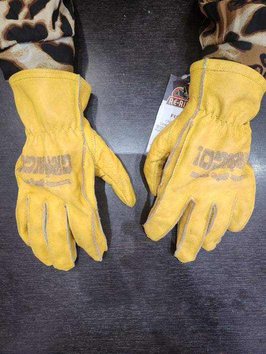 FUEL FRONTERA Leather GLOVES, MED