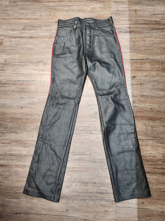 OFF RAMP LEATHERS 5 Pocket Jean Leather PANTS, 32