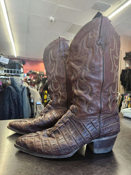 ROGERS Western Leather FOOTWEAR, 46.5 EE