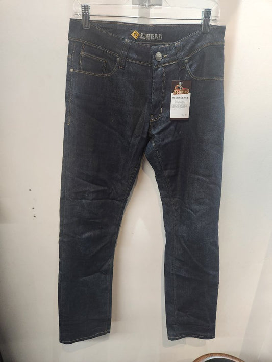 RESURGENCE Riding Jeans Denim PANTS, 32