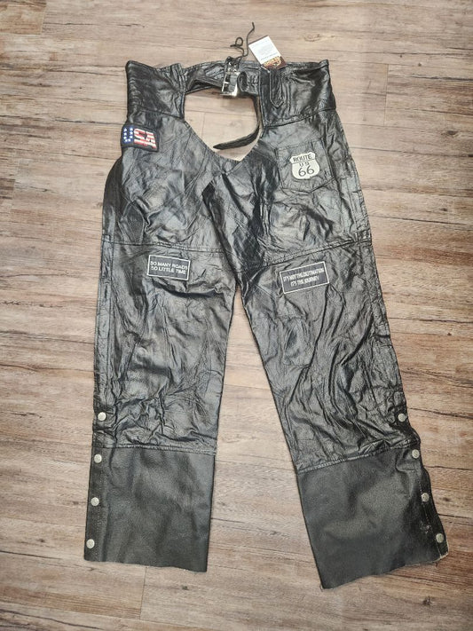 GENUINE LEATHER Riding Leather CHAPS, 28