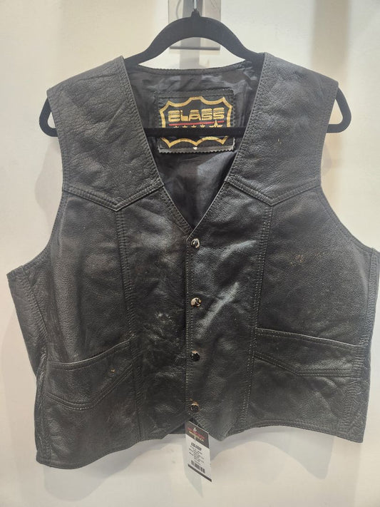 CLASS Gambler Leather VEST, LRG