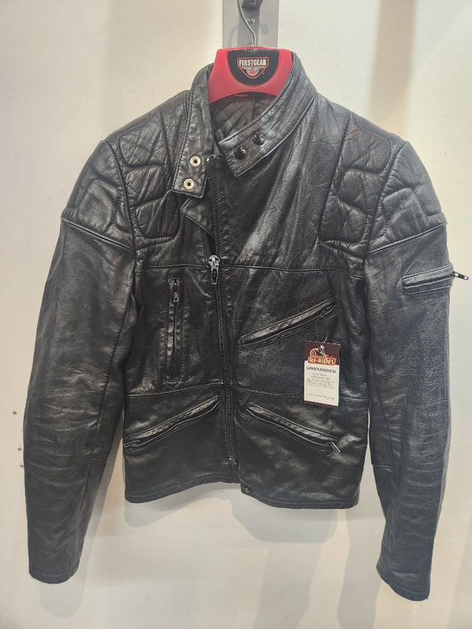 UNBRANDED Euro Biker Leather JACKET, XS
