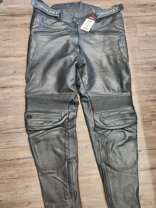 JOE ROCKET Riding Leather PANTS, 36