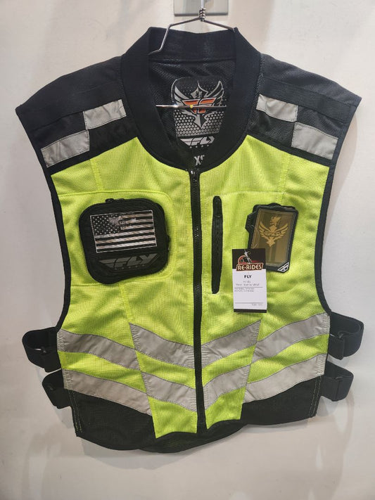 FLY Hi Vis Mesh Textile VEST, O/S