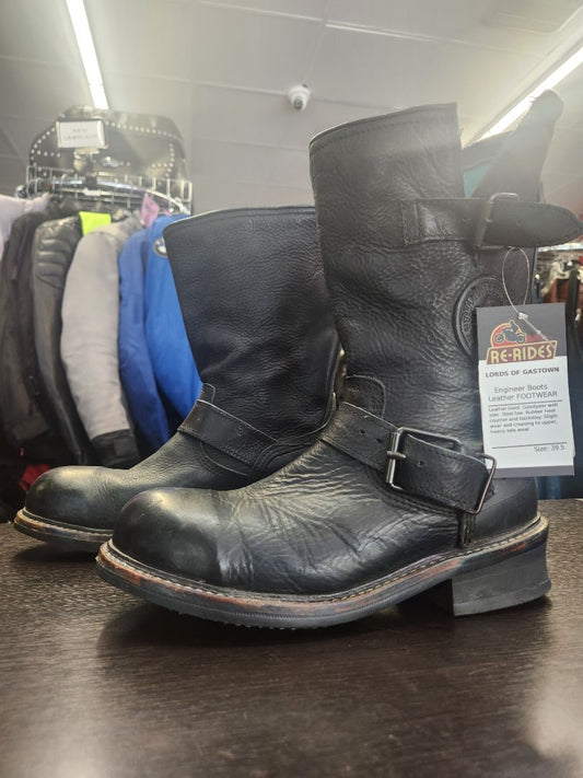 LORDS OF GASTOWN Engineer Boots Leather FOOTWEAR, 39.5
