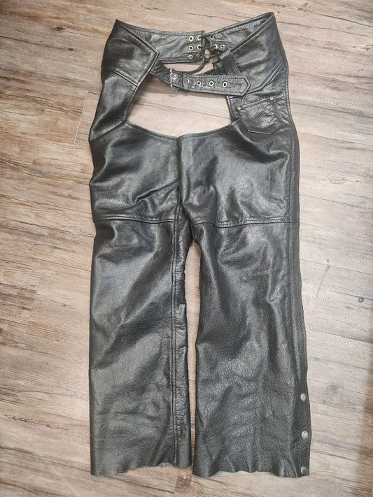 BIKER'S CLUB Riding Leather CHAPS, 24