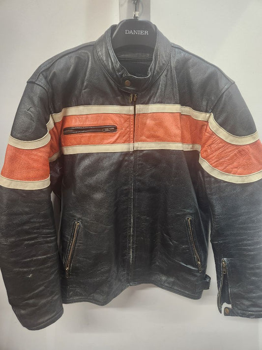 UNBRANDED Cafe Racer Leather JACKET, LRG