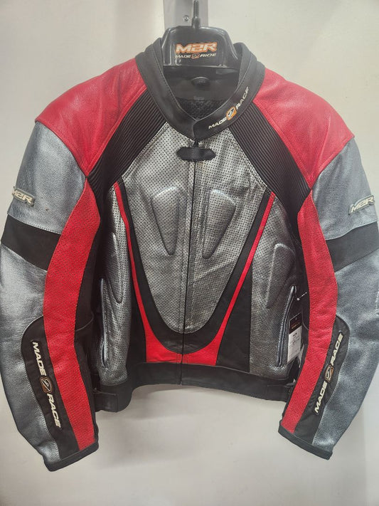 M2R Sport Perforated Leather JACKET, 48