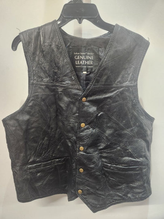 NAVARRE Gambler Leather VEST, XXL