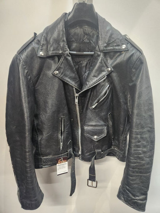UNBRANDED Biker Classic Leather JACKET, XL