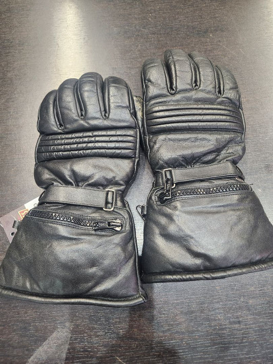 UNBRANDED Insulated Gauntlet Leather GLOVES, MED