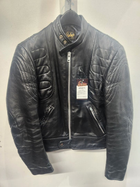RIPLEY'S Euro Biker Leather JACKET, XS
