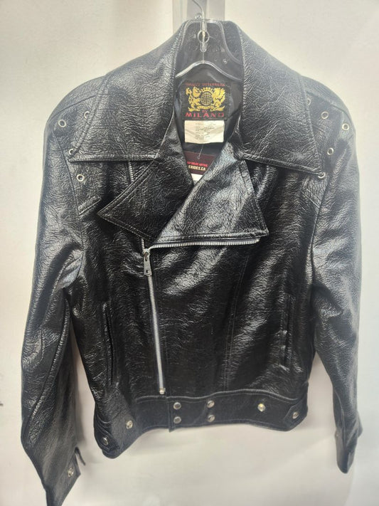 MILANO Fashion Biker Vinyl JACKET, MED