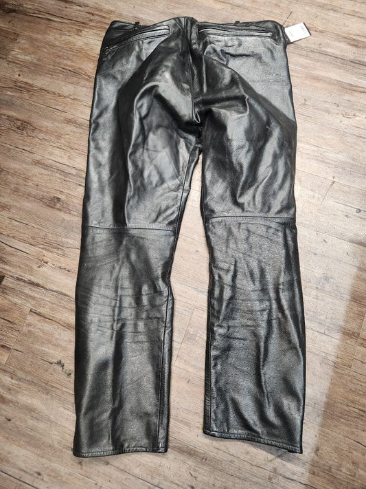 ORIGINAL LEATHER FACTORY 5 Pocket Jean style Leather PANTS, 40