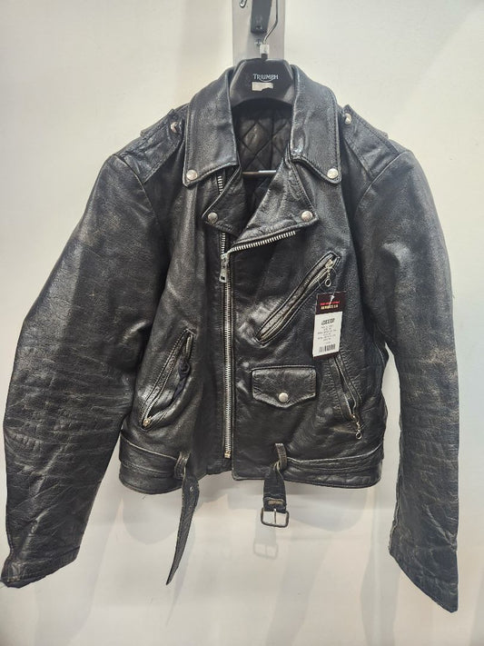 UNBRANDED Biker Classic Leather JACKET, LRG