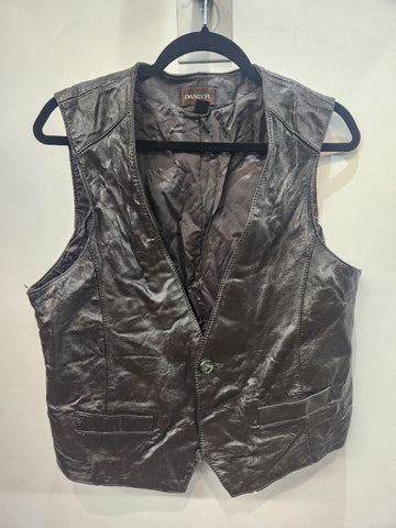 DANIER Gambler Leather VEST, MED