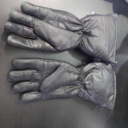 FIRST MFG Black Rock Leather GLOVES, XS