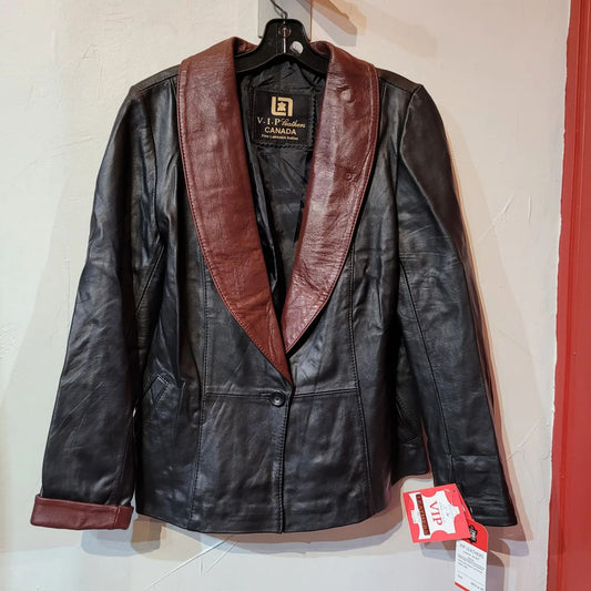 VIP LEATHERS Blazer JACKET, MED w 36"