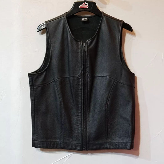 PRIAPE Zip-Front Leather VEST, LRG
