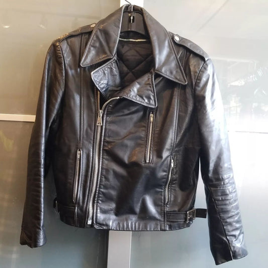 LEATHERCRAFT Biker Classic Leather JACKET, SM