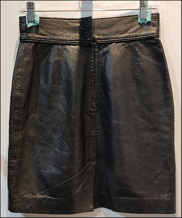 NETO A Line Leather SKIRT, 28