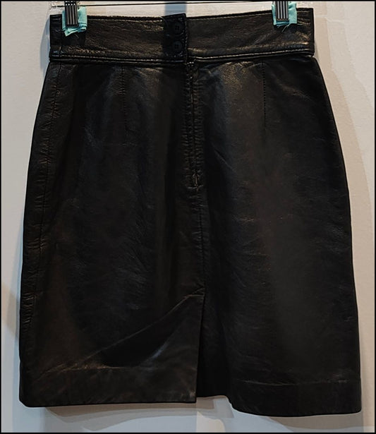 NETO A Line Leather SKIRT, 28