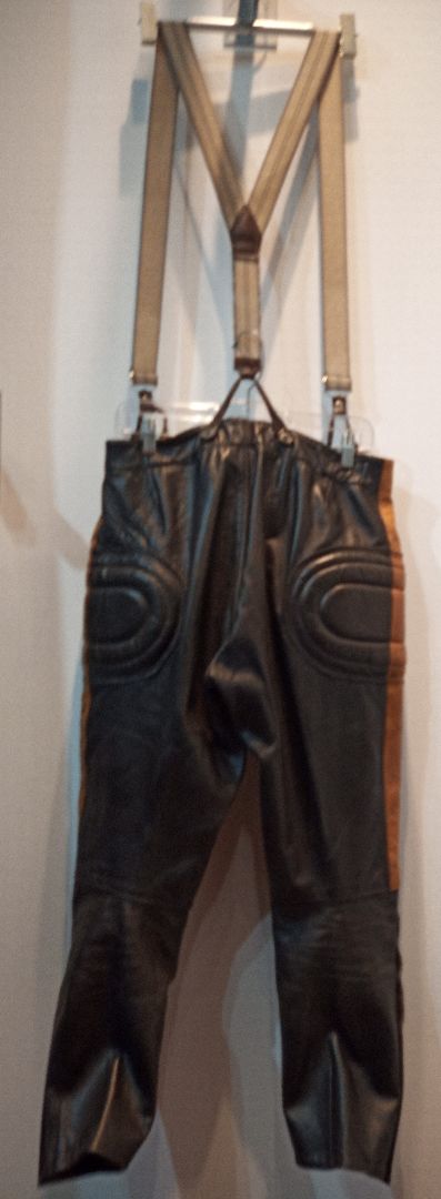 UNBRANDED Vintage Moto Leather PANTS, 32
