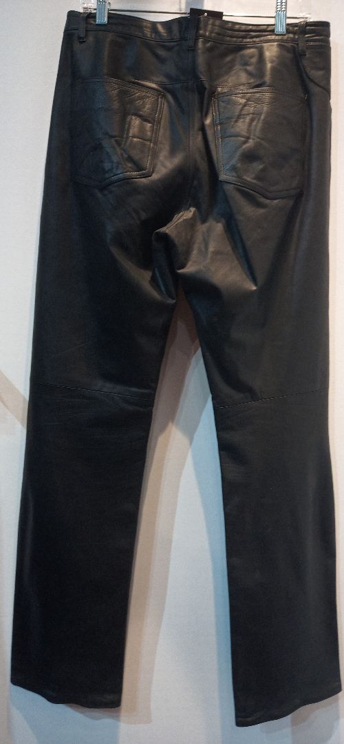 UNBRANDED 5 Pocket Jean Leather PANTS, 34