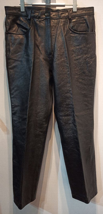 XELEMENT 5 Pocket Jean Leather PANTS, 38