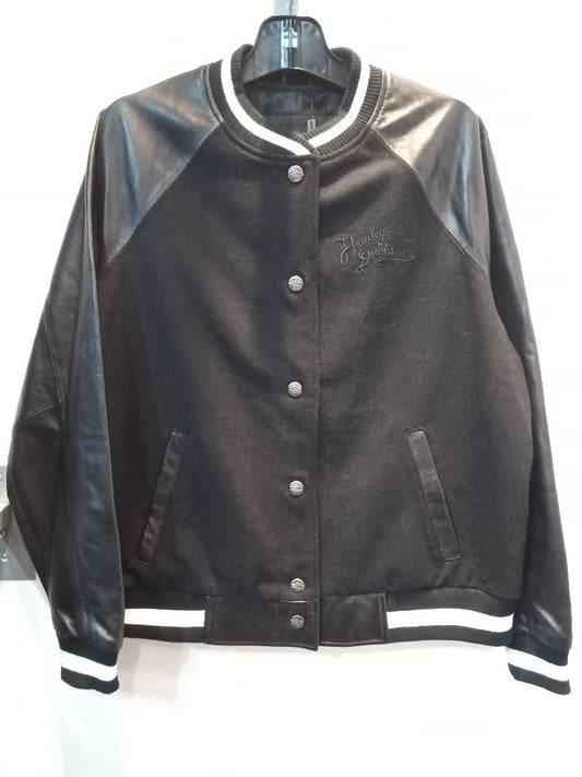 HARLEY DAVIDSON Varsity Mixed Material JACKET, XL