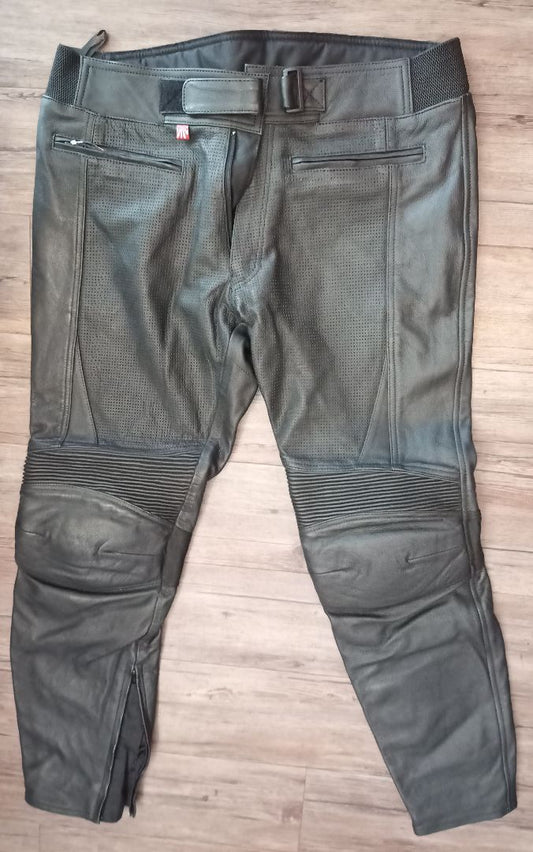 NORU Kuro Perforated Leather PANTS, 38