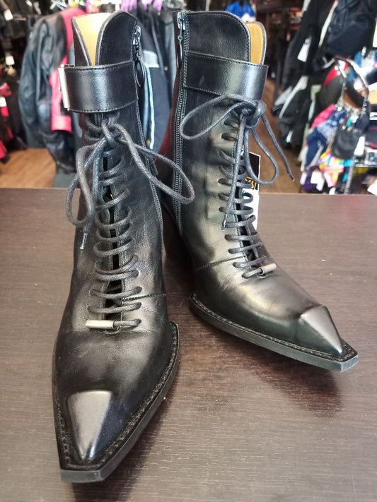 FLUEVOG Cubist Cupcake Leather FOOTWEAR, 36.5