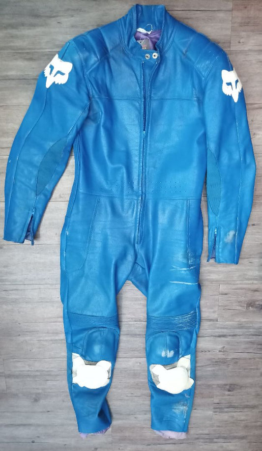 FOX RACING 1 Piece Leather RACE SUIT, MED