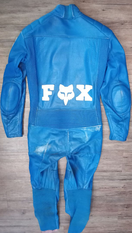 FOX RACING 1 Piece Leather RACE SUIT, MED