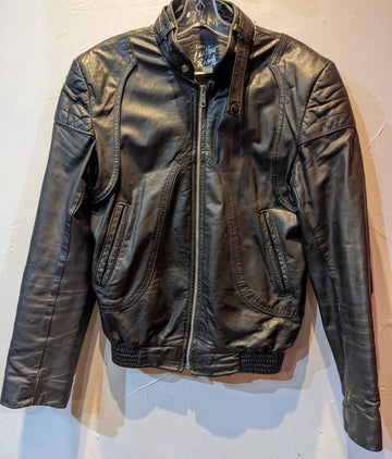 LEATHER RANCH Bomber Leather JACKET, SM