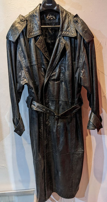 NETO Trench Leather COAT, LRG