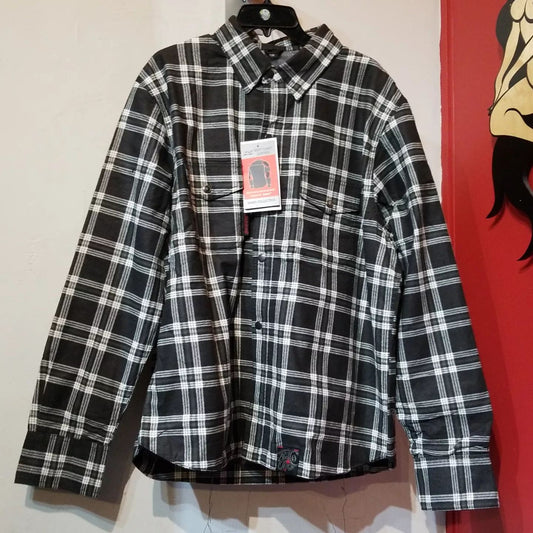 Speed & Strength Plaid Flannel RIDING Shirts, Abrasion-Resistant Fabric (no armor) | Men's Fit | NEW R1430 Jackets-Riding-Shirts, XXL