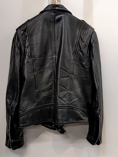 LEATHER RANCH Biker Classic Leather JACKET, LRG