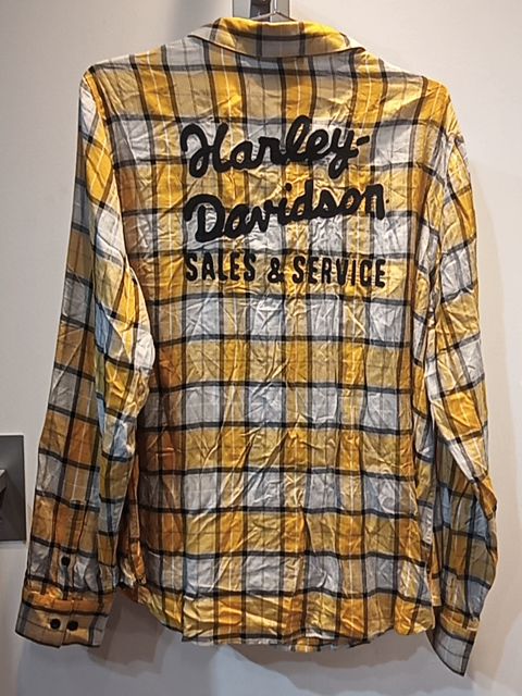 HARLEY DAVIDSON Plaid Textile SHIRT, XXL